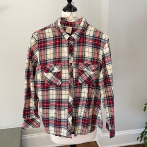Girls plaid shirt